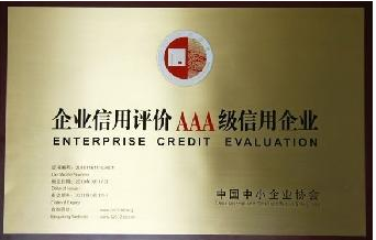 Enterprise Credit Evaluation Certificate